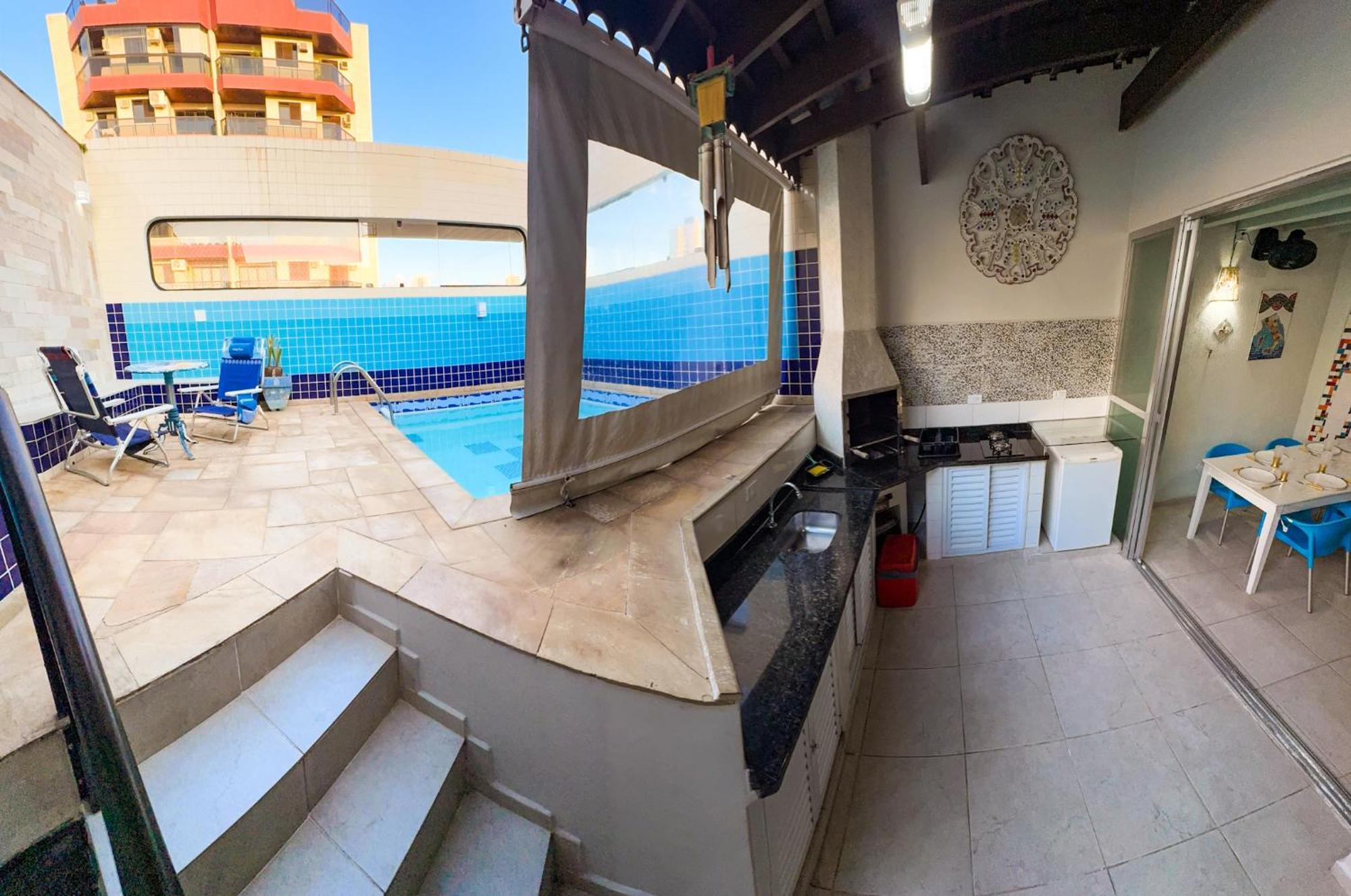 Cobertura 51 De 3 Quartos Com Piscina E Churrasqueira Privativa Guaruja Exterior photo